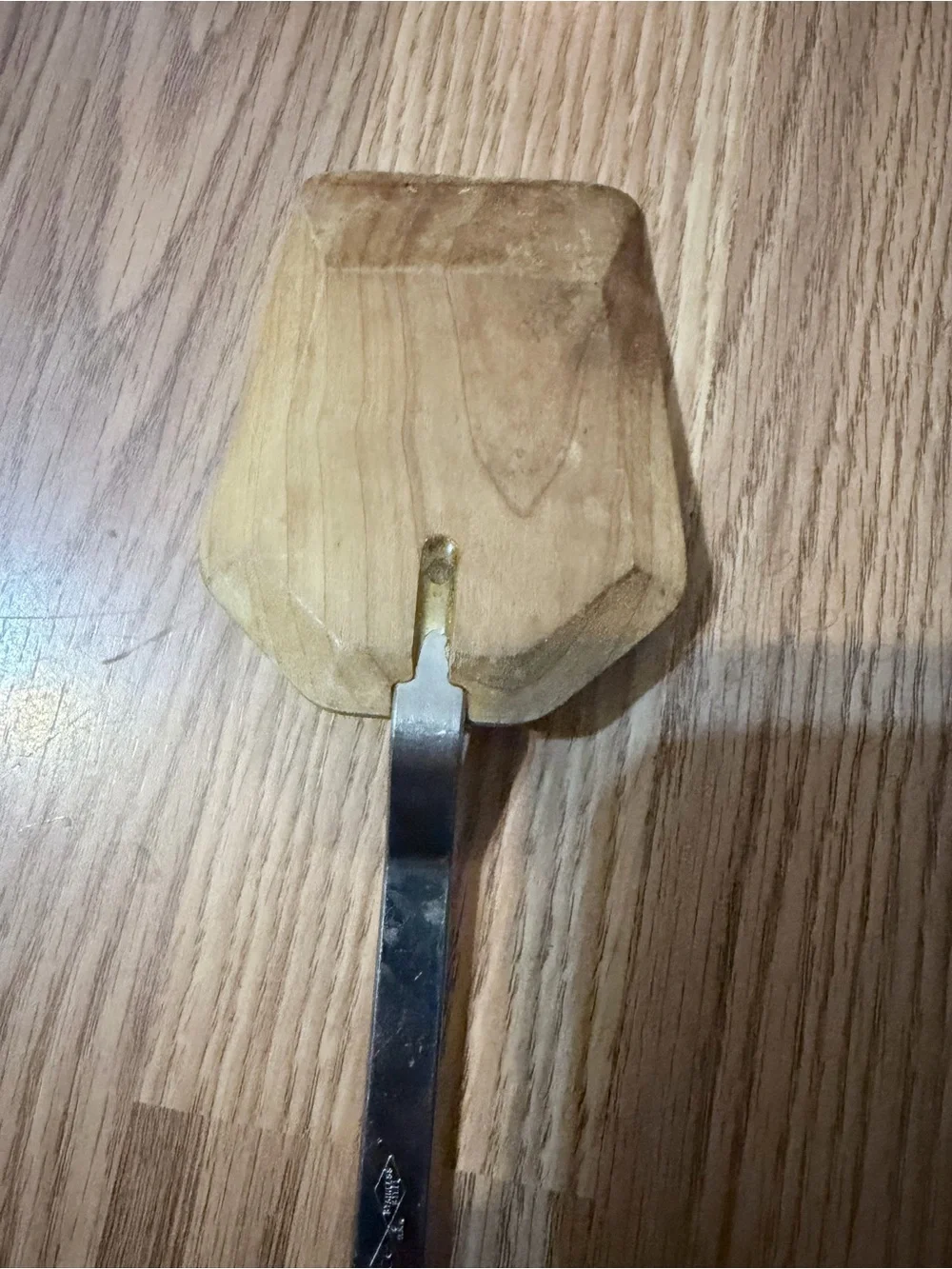 Vintage ACE Wood and Black Handle Turner Spatula - Versatile Kitchen Tool
